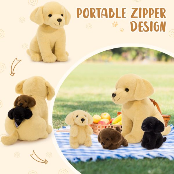 Labrador Stuffed Animals Dog Plush Toys, 11.8 Inches - Image 3