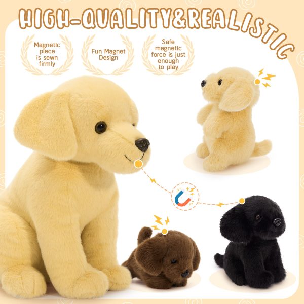 Labrador Stuffed Animals Dog Plush Toys, 11.8 Inches - Image 2