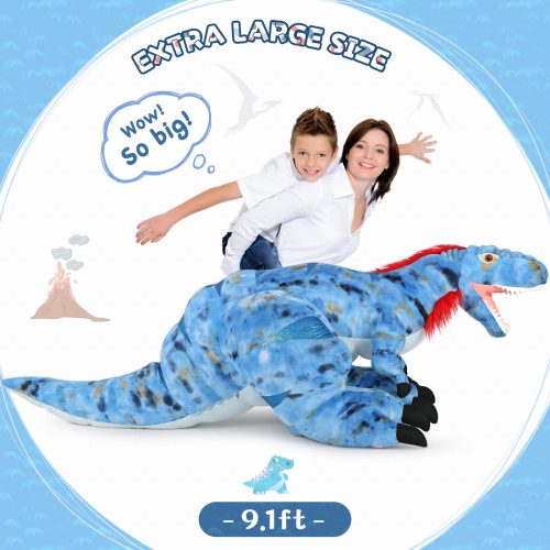 Life Size T Rex Plush Toy Dino Stuffed Animals, 9.1 FT - Image 5