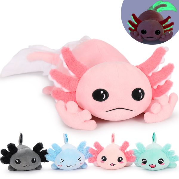 Axolotl Stuffed Animals Salamander Plush Toys, 31 Inches