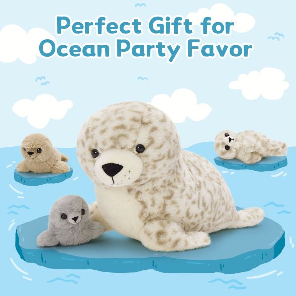 Seal Stuffed Animals Seal Baby Plush Toys, 20 Inches - Image 2