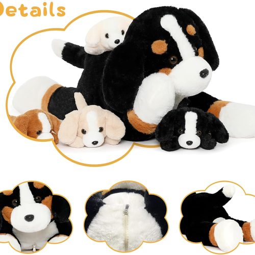 Bernese Mountain Dog Plush Toy Set, 24 Inches - Image 3