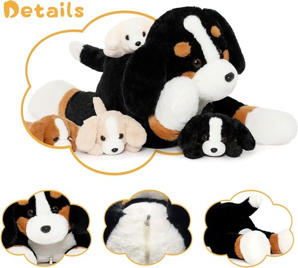 Bernese Mountain Dog Plush Toy Set, 24 Inches - Image 3