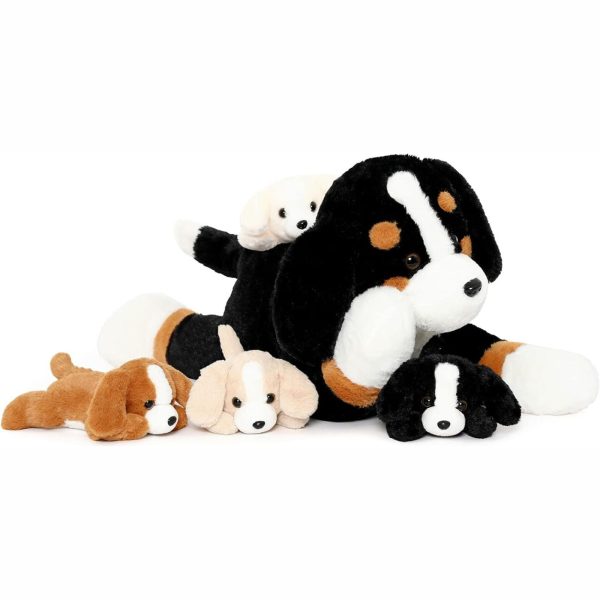 Bernese Mountain Dog Plush Toy Set, 24 Inches
