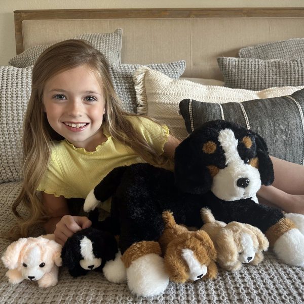 Bernese Mountain Dog Plush Toy Set, 24 Inches - Image 2
