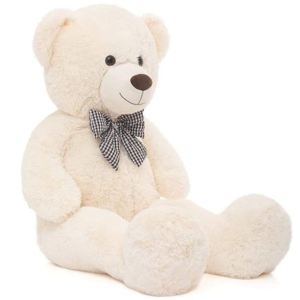 Giant Teddy Bear Stuffed Toy, Beige, 39/47/55/59 Inches - Image 4