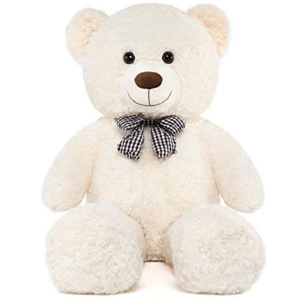 Giant Teddy Bear Stuffed Toy, Beige, 39/47/55/59 Inches - Image 3
