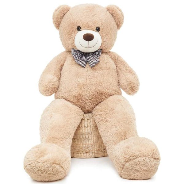 Giant Teddy Bear Stuffed Animals, Light Brown, 47/55/59/71 Inches - Image 6
