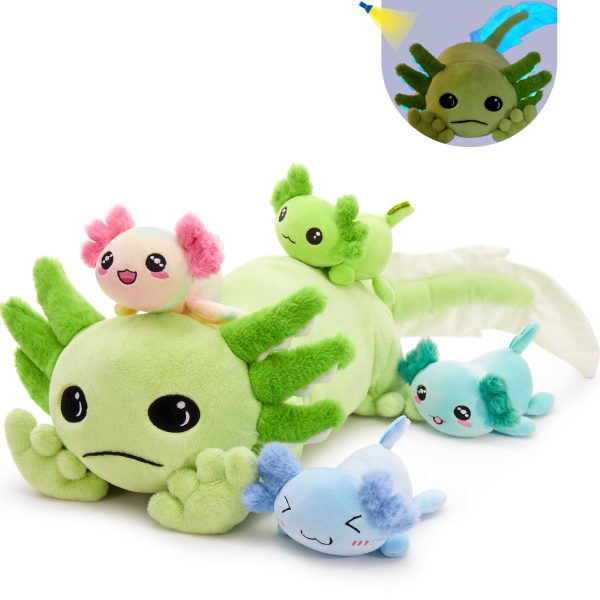 Axolotl Stuffed Animals Salamander Plush Toys, 31 Inches - Image 6