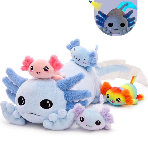 Axolotl Stuffed Animals Salamander Plush Toys, 31 Inches - Image 14
