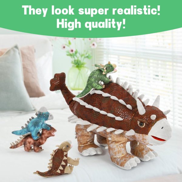 Ankylosaur Stuffed Animals Dinosaur Plush Toys, 21 Inches - Image 5