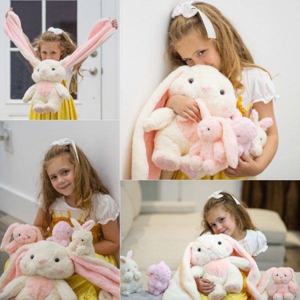 Floppy Ear Bunny Stuffed Animals Easter Rabbit Plushies, 14 Inches - Image 5