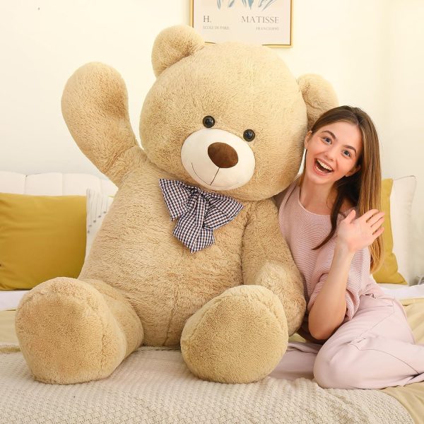 Giant Teddy Bear Stuffed Animals, Light Brown, 47/55/59/71 Inches - Image 11