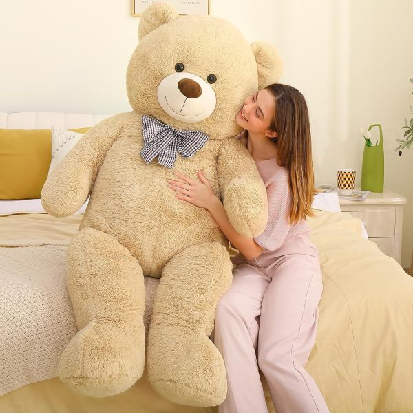 Giant Teddy Bear Stuffed Animals, Light Brown, 47/55/59/71 Inches - Image 10