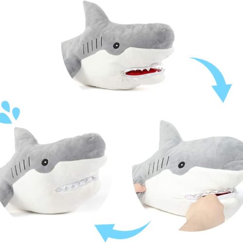 White Shark with 5 Little Sea Creatures, 23 Inches - Image 3
