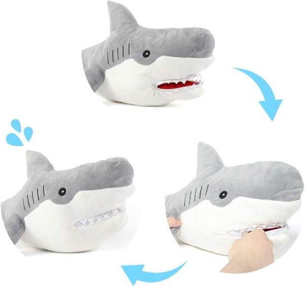 White Shark with 5 Little Sea Creatures, 23 Inches - Image 3